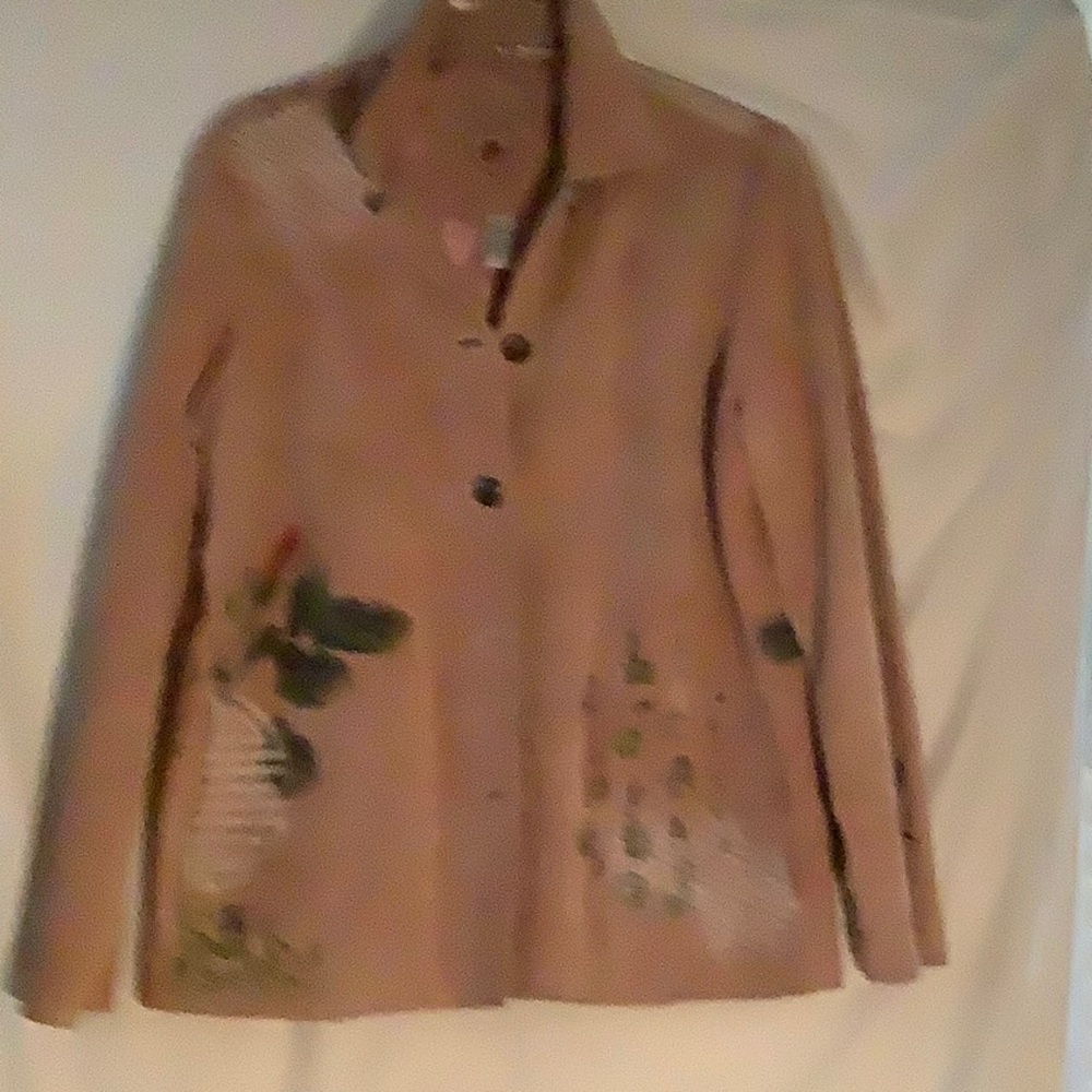 Chico’s ultrasuede kacket.